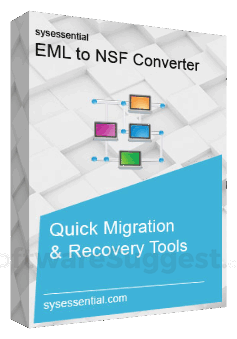 SYSessential EML to NSF Converter Screenshot1